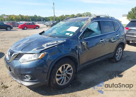 2015 Nissan Rogue Sl z USA, uszkodzony, nr VIN 5N1AT2MV0FC898129